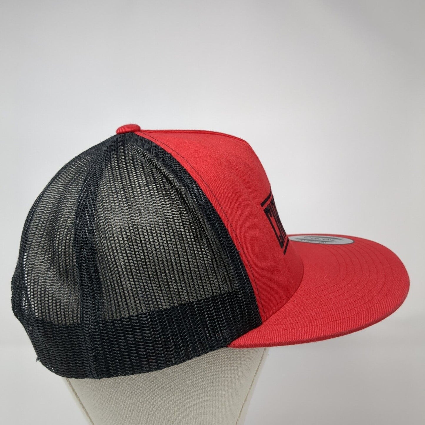 Circus Trix Snapback Mesh Back Trucker Hat Red One Size Classics Yupoong