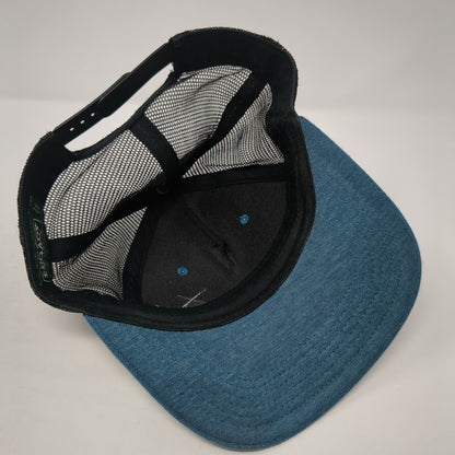 Bahama Mama's Surf Shop Snapback Trucker Hat Blue One Size Mesh Back