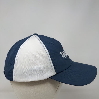 Sunny Breeze Strapback Hat Blue One Size Adjustable Vented Holes Town Talk