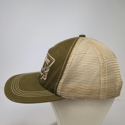 Mule Deer Foundation Trucker Hat Green One Size Mesh Snapback Deer Logo MDF