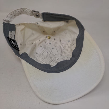 Adidas Trefoil Women's Slideback Hat White OSFW Embroidered Adjustable