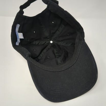 Micron Slideback Hat Black One Size Adjustable 6 Panel Port & Company