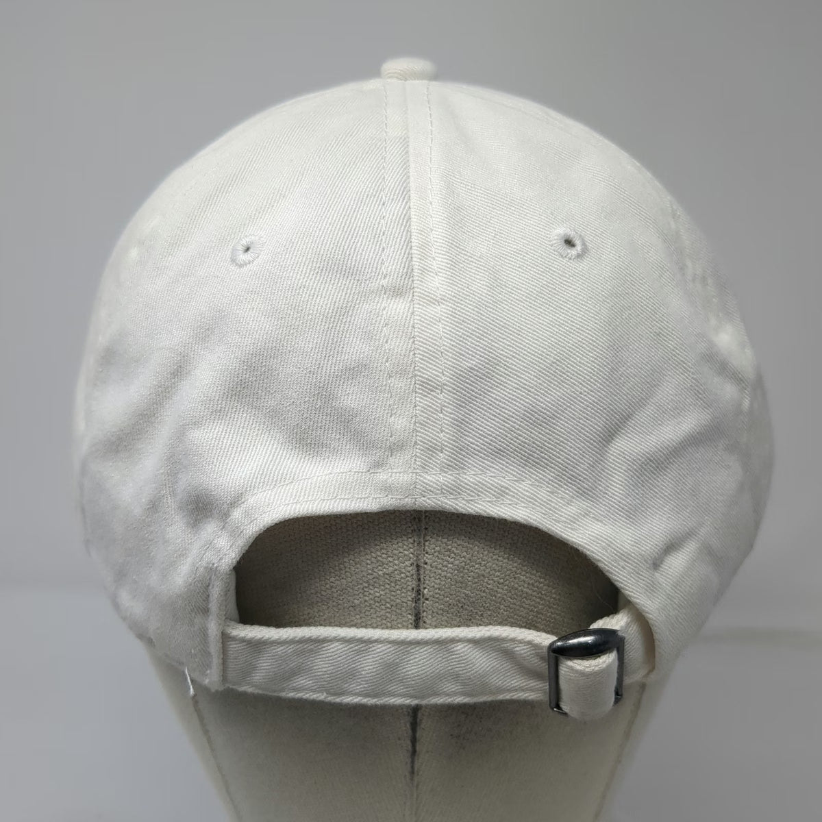 Pukka Baseball Cap White OSFM Slideback Orange Tree Golf Club Embroidered Hat