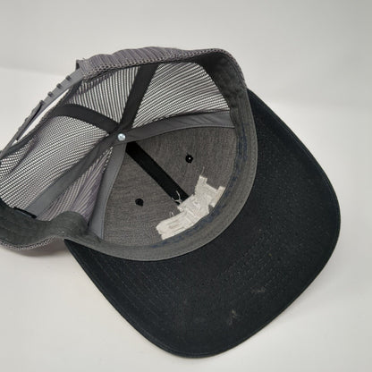NB Snapback Mesh Back Trucker Hat Black Small Embroidered Adjustable