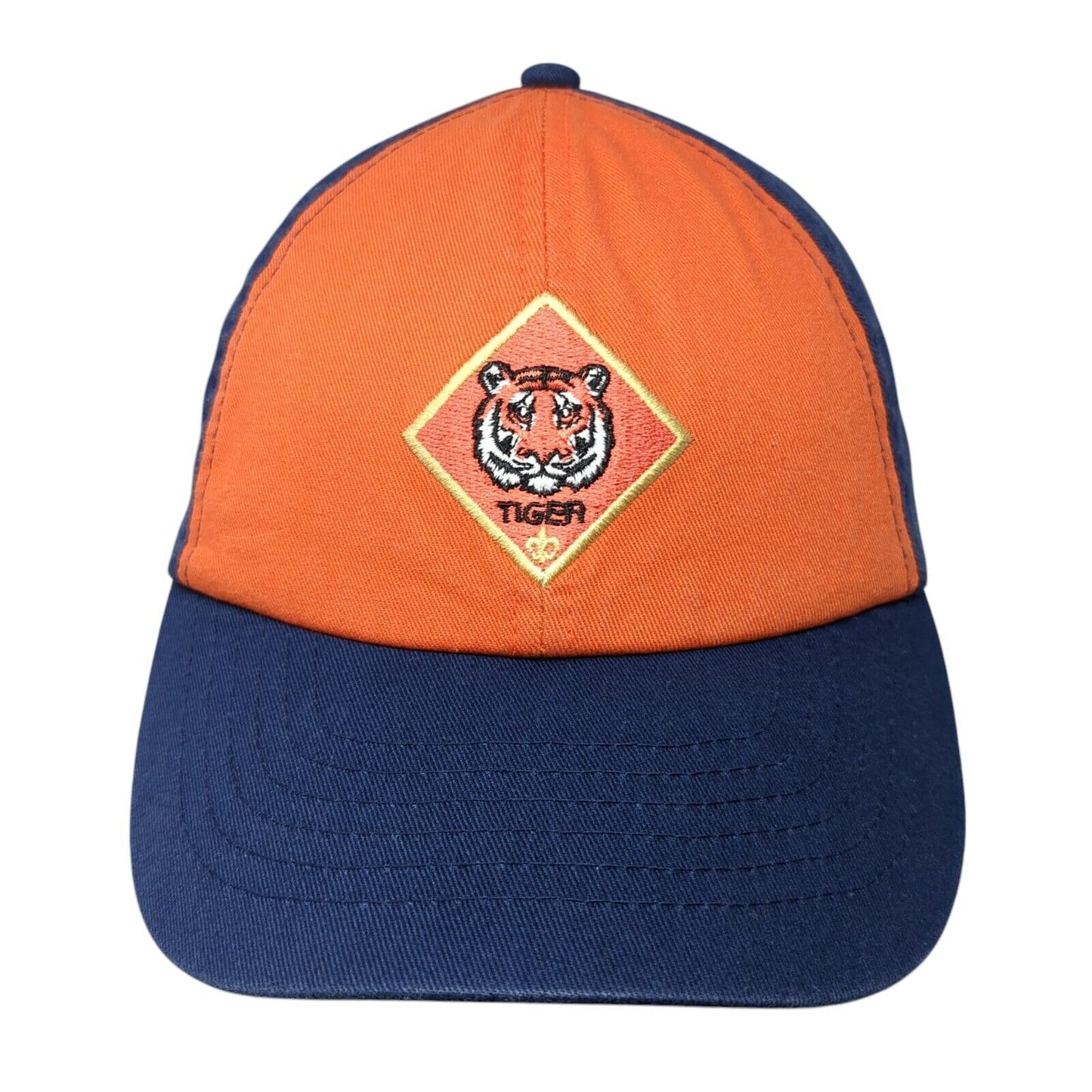 Tiger Boy Scouts of America Strapback Hat Multicolor S/M Adjustable Embroidered