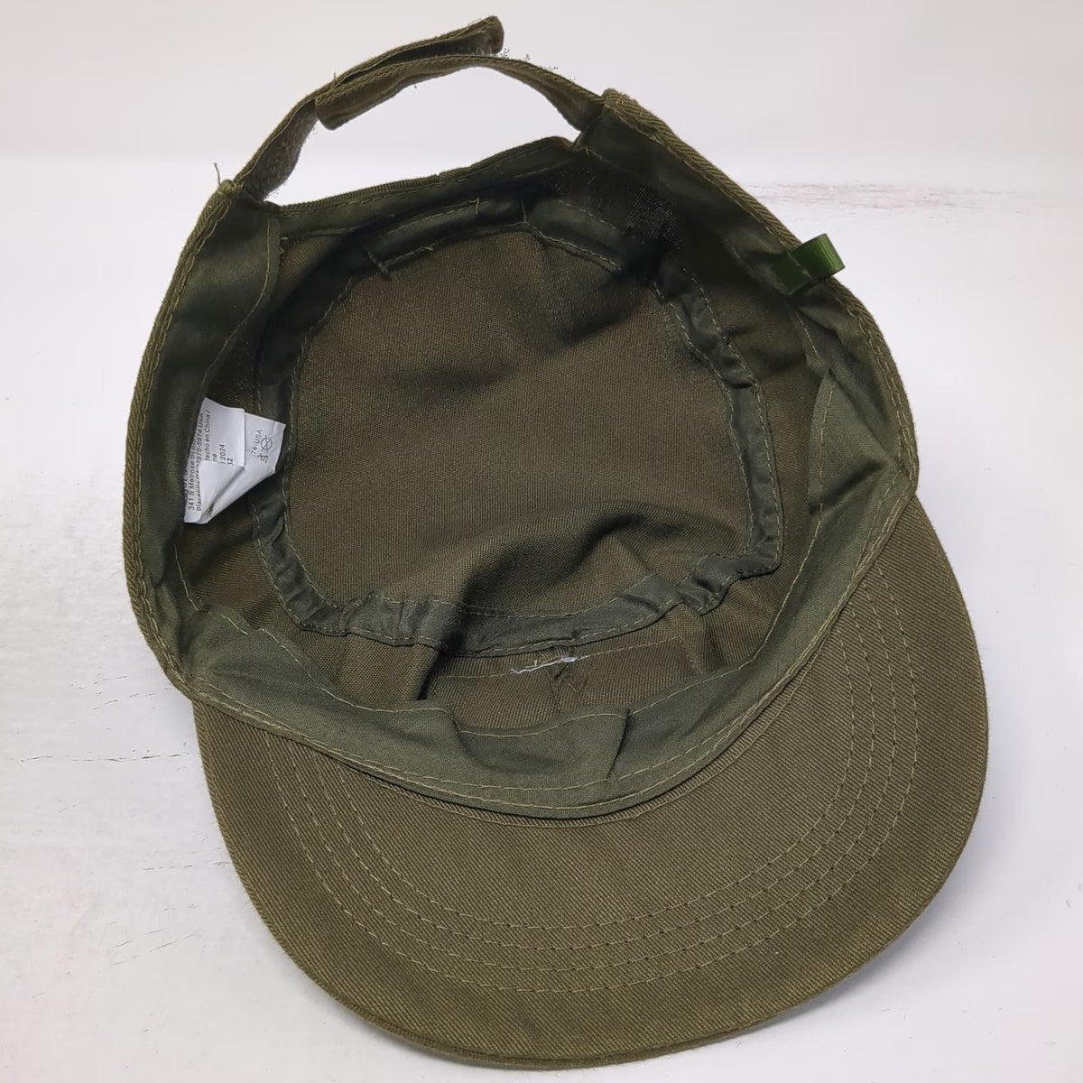 Teetot & Co. Army Cap Green One Size American Flag Patch Polyester Strapback Hat