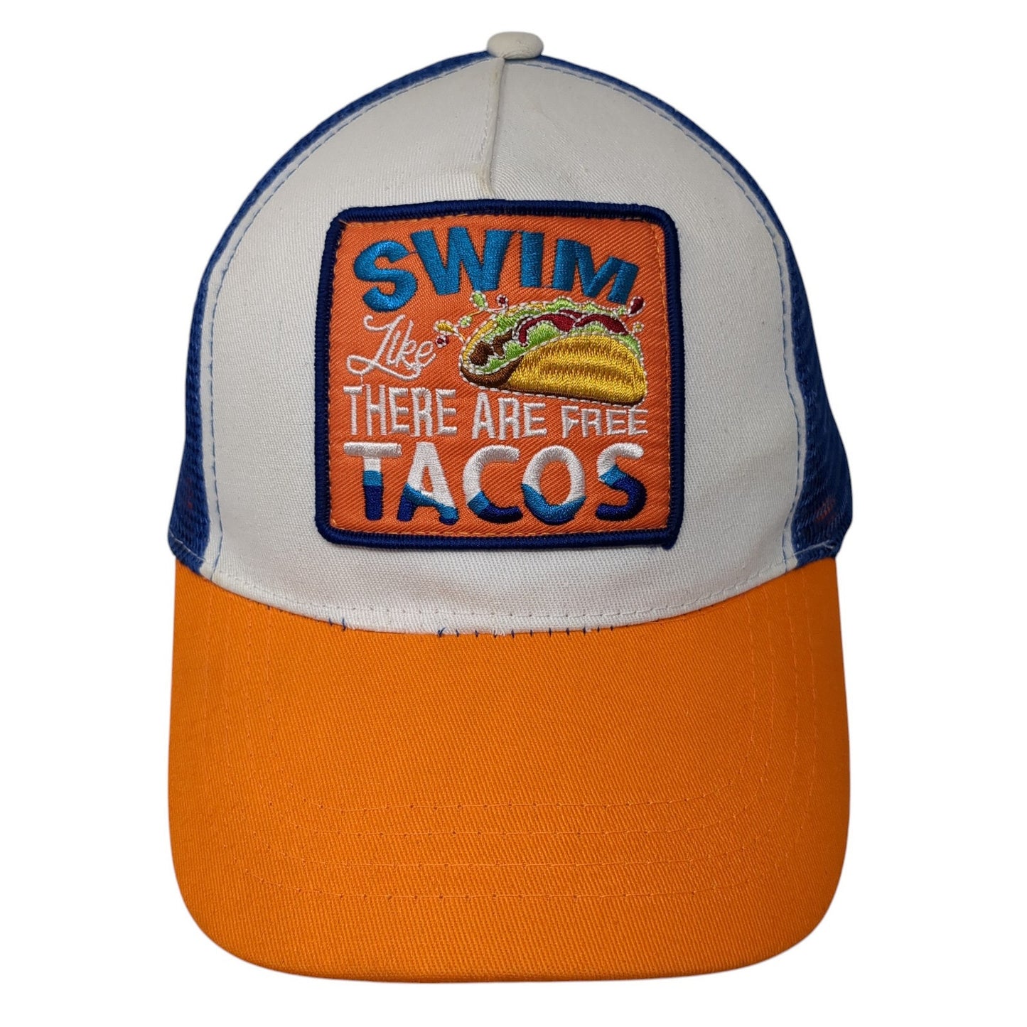 Swim Like There Are Free Tacos Trucker Hat Multicolor OS Mesh Back Banana Boat