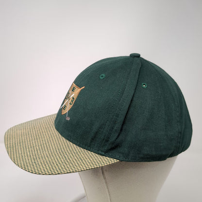 American Dry Goods Baseball Cap Green Vintage Golf Houndstooth Made in USA Hat