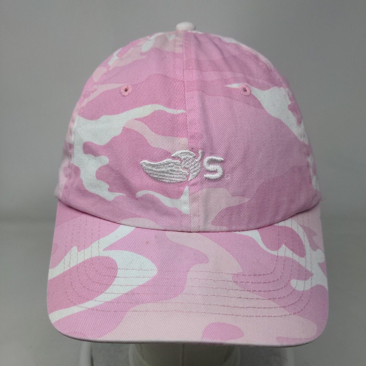 Port Authority Strapback Hat Pink Camouflage One Size Embroidered 6 Panel