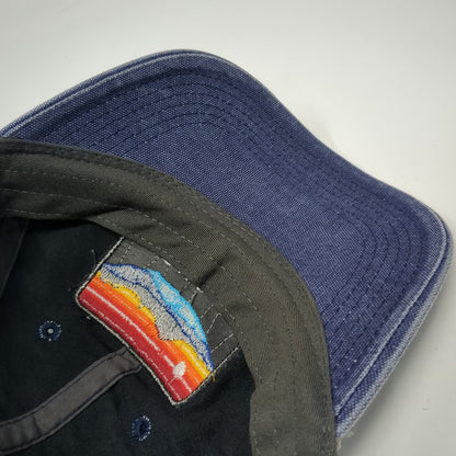 Legacy Trucker Hat Blue Gray One Size Kona HI Hawaii Sunset Mountain Patch Mesh