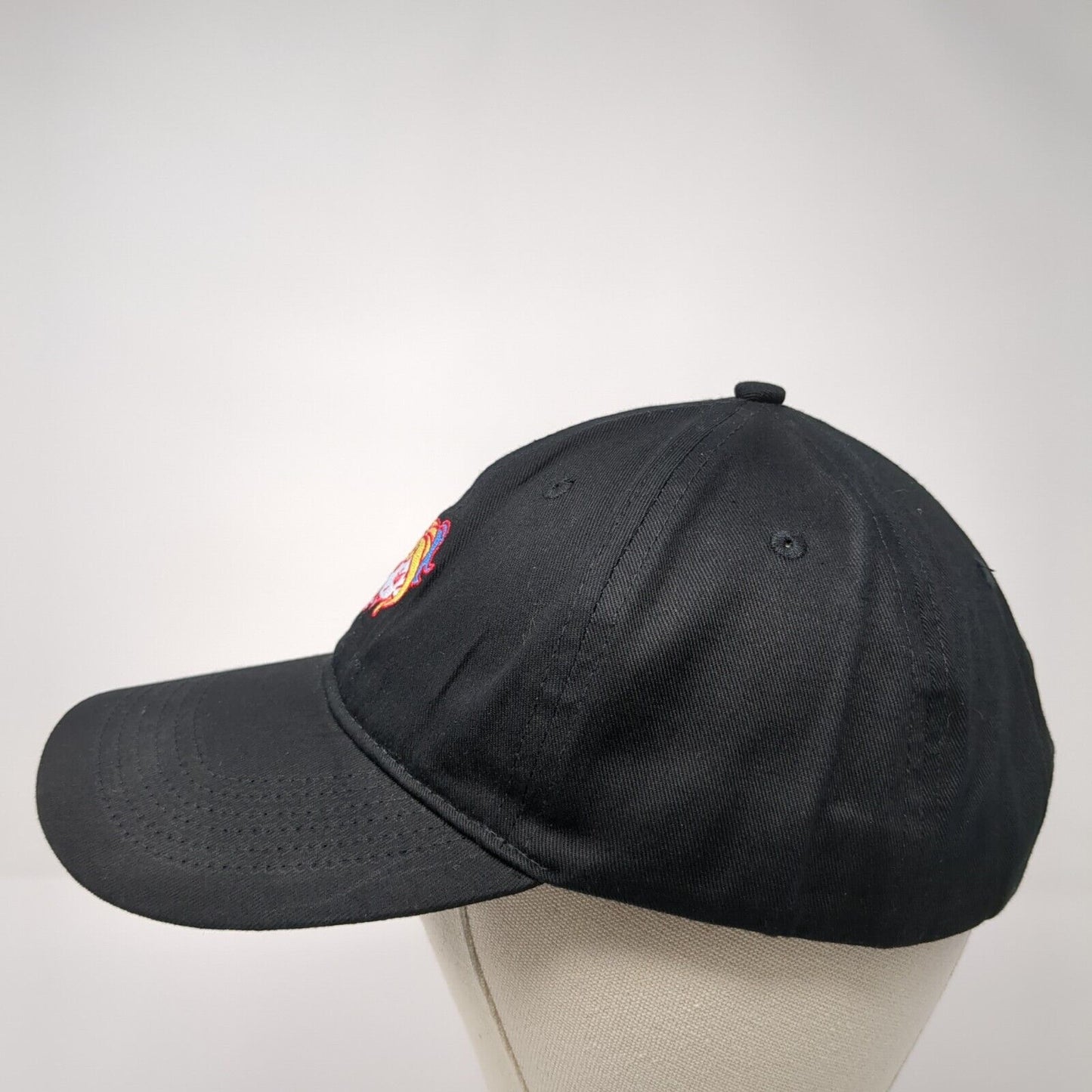 Harley Quinn Slideback Hat Black One Size Adjustable Embroidered Loot Crate