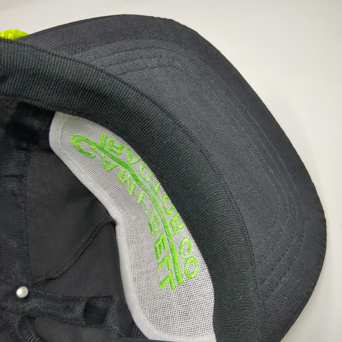 Sportcap 5 Panel Black Campbell Tractor Co Rope Snapback Green Hat Vintage