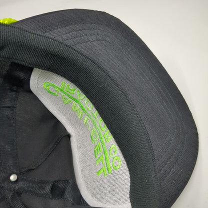 Sportcap 5 Panel Black Campbell Tractor Co Rope Snapback Green Hat Vintage