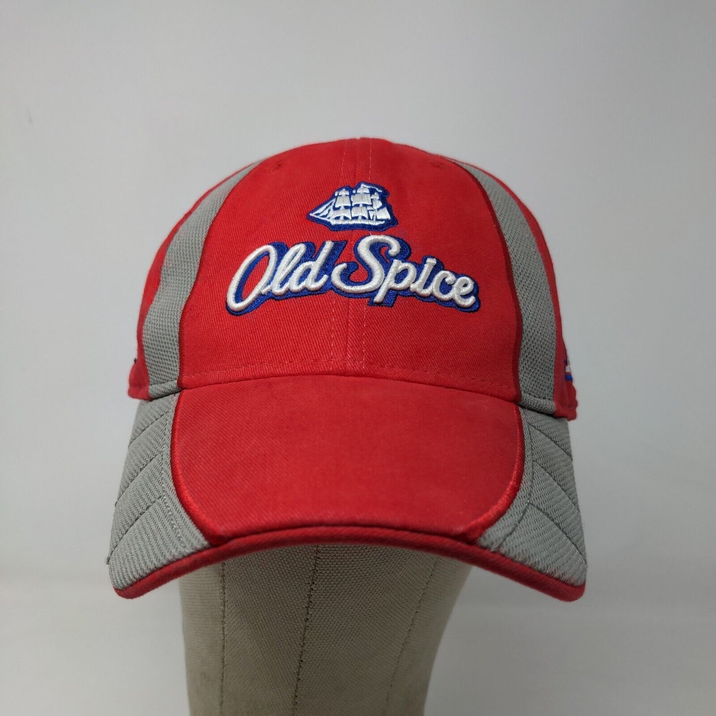 NASCAR Chase Authentics Men's Strapback Hat Red Gray OSFM Tony Stewart Old Spice