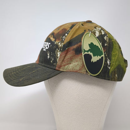 Outdoor Cap Snapback Green One Size Camo Clean Waters Inc Logo Fishing Work Hat