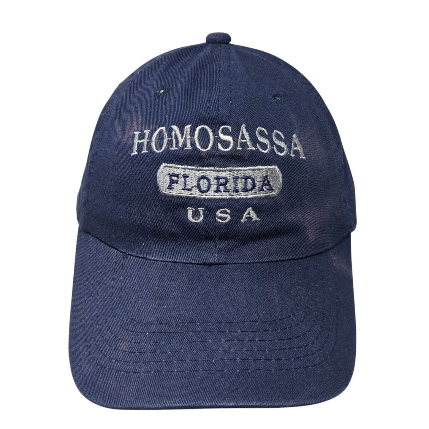 Homosassa Florida USA Slideback Hat Blue One Size Outdoor Sunkiss Kap