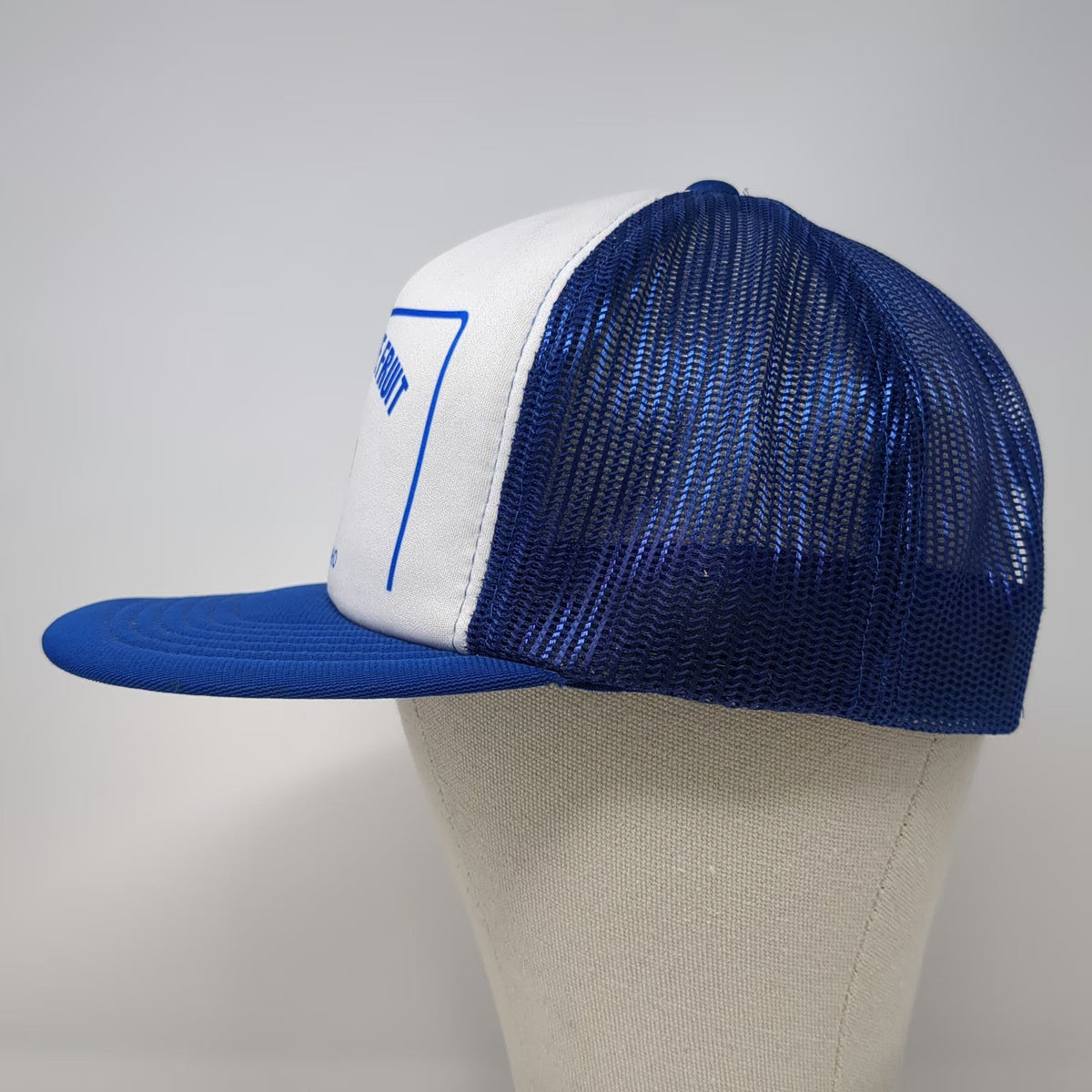 Trucker Hat Blue One Size Falens Fine Fruit Caldwell Idaho Apple Foam Snapback
