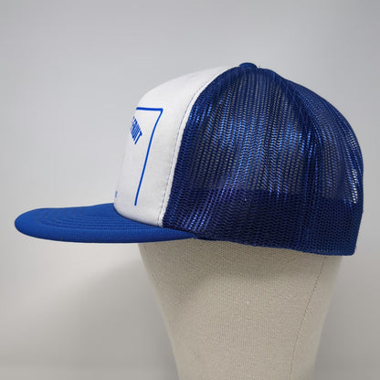 Trucker Hat Blue One Size Falens Fine Fruit Caldwell Idaho Apple Foam Snapback