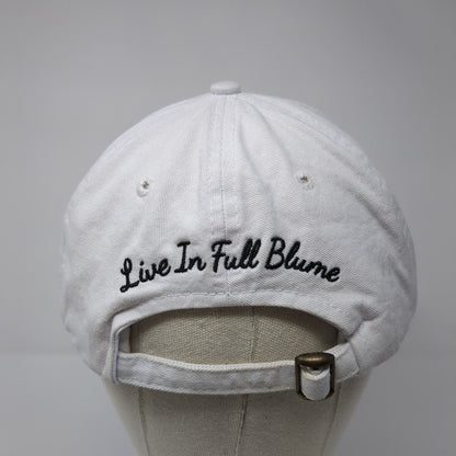 Blume Honey Water Slideback Baseball Cap White One Size Adjustable Embroidered