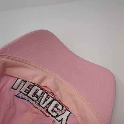 Legacy American Flag Strapback Hat Pink One Size Adjustable Headliner