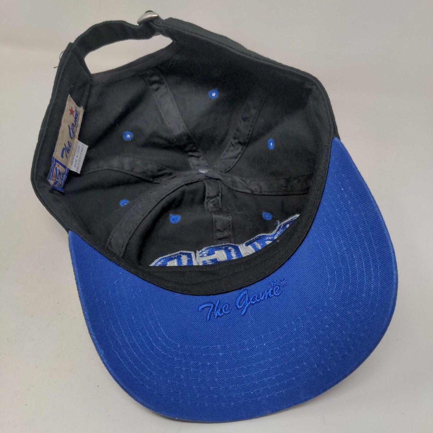 The Game Men's Slideback Hat Black OSFM Metropolitan Community College Logo