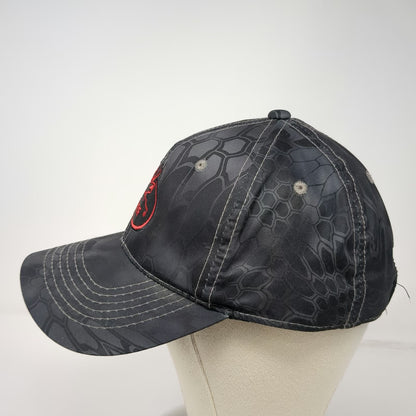 Outdoor Cap Gray Black Red One Size RMEF Camo Baseball Strapback Hunting Hat