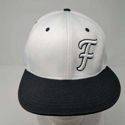 Letter F Established 2007 Fitted Hat White L-XL Richardson Dryve 6 Panel
