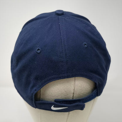 Nike Baseball Cap Blue Adjustable Embroidered Swoosh Just Do It Logo Hat Vintage