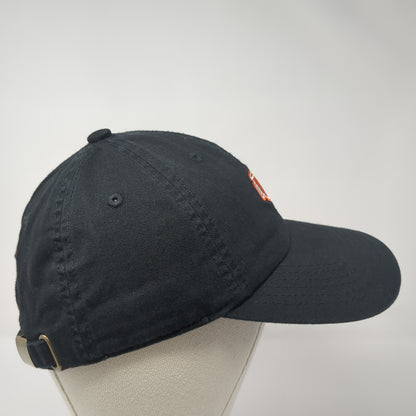 Bulletproof Slideback Baseball Cap Black One Size Adjustable Embroidered 6 Panel