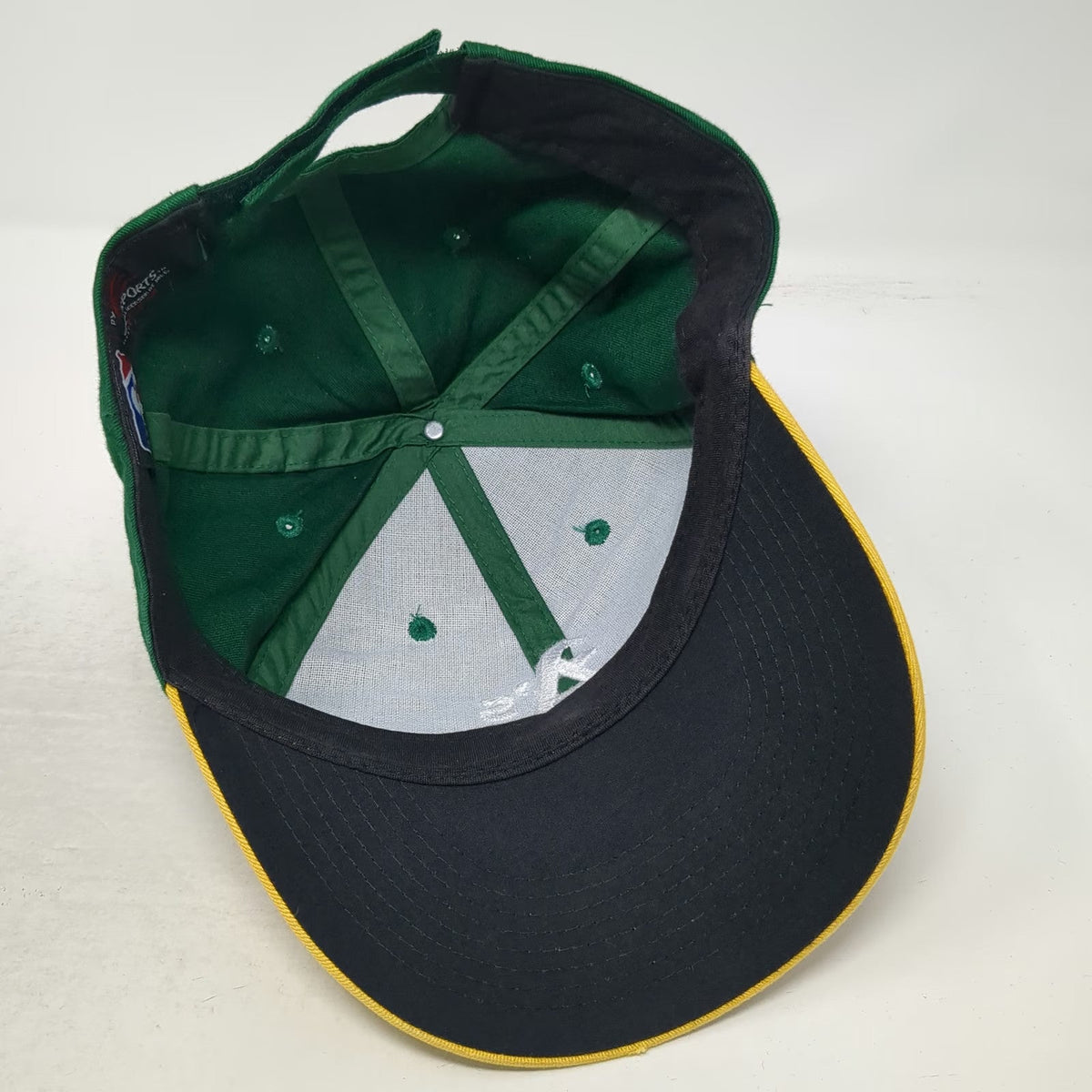 Oakland Athletics MLB OC Sports Baseball Cap Green Yellow One Size A's Logo Hat
