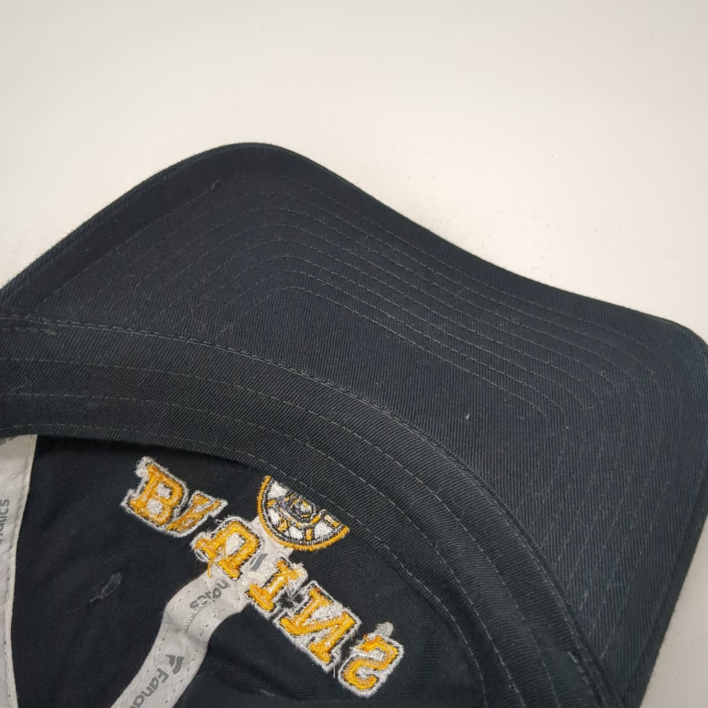Boston Bruins NHL Fanatics Black Hat One Size Embroidered Logo Adjustable Cap