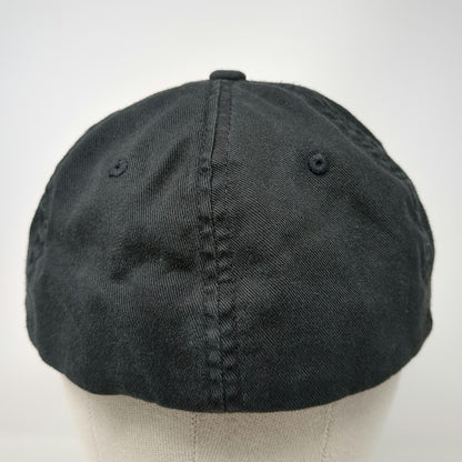 Flexfit Yupoong Baseball Cap Black One Size Lone Star Texas Arizona Hat Sewn