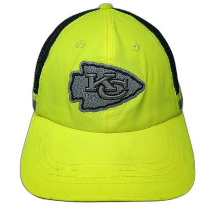 Buffalo Outdoors Kansas City Chiefs NFL Trucker Hat Green OSFM Reflective Mesh