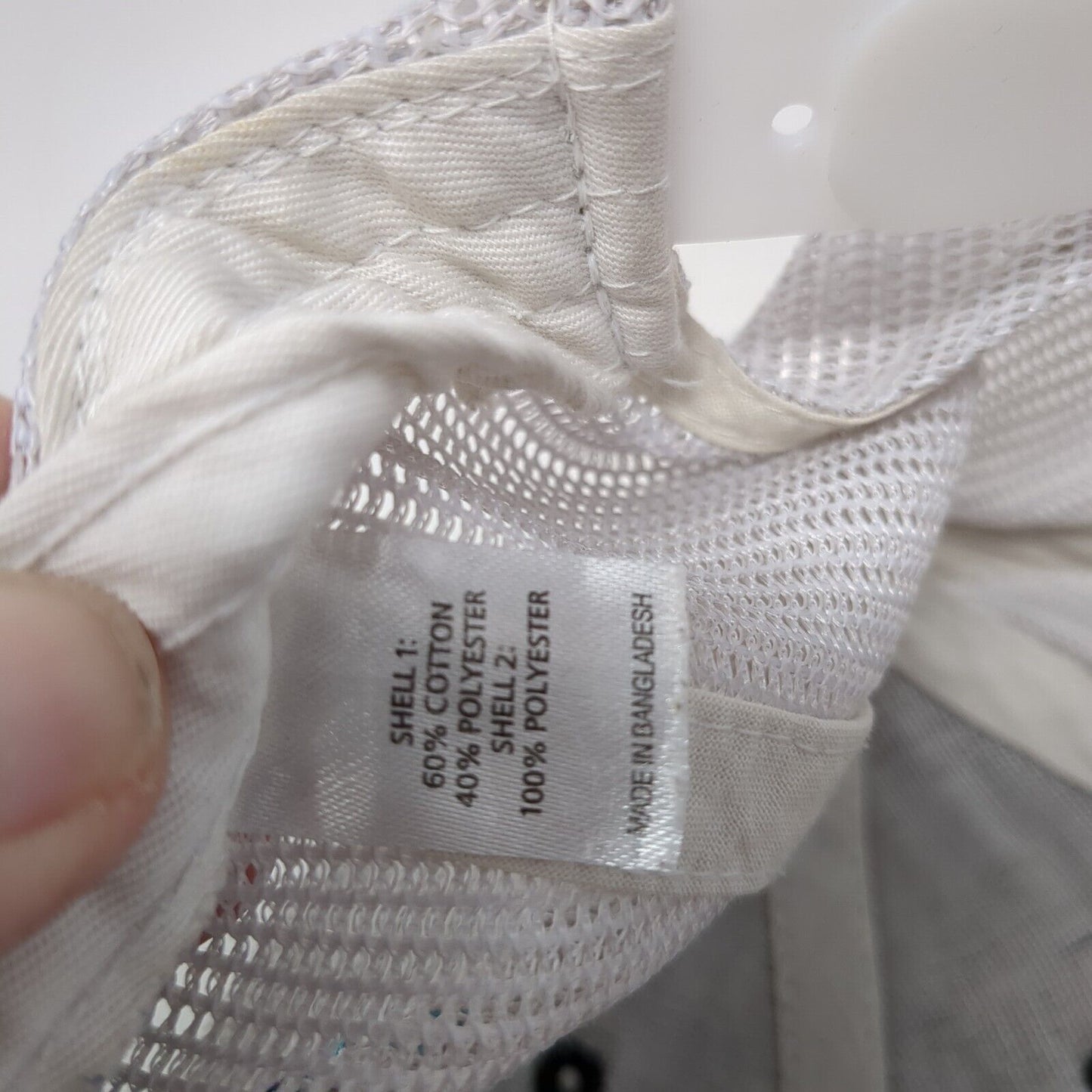 WTF What The Fin? Snapback Trucker Hat Blue OS Adjustable Mesh Back Richardson