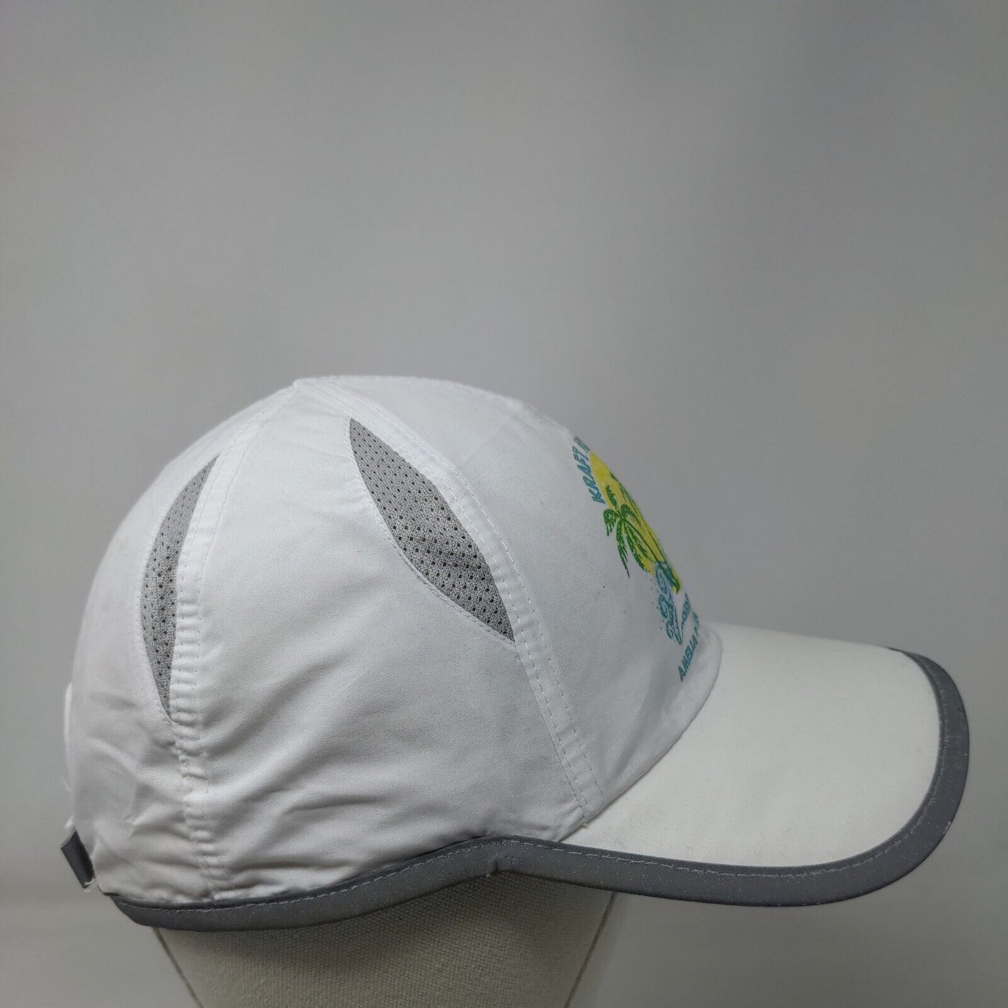 Kraft Kids Tennis Camp Amelia Island Florida Volunteer Strapback Hat White OS