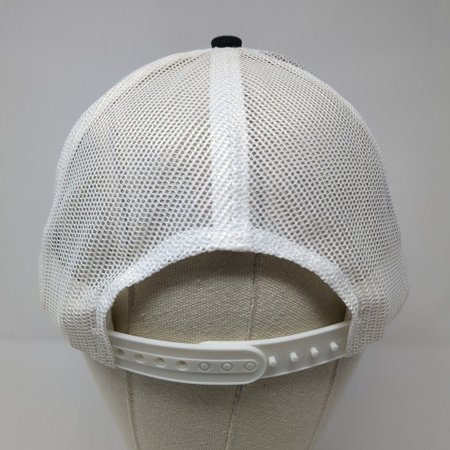 Boise River R&T Snapback Mesh Back Trucker Hat Black One Size Colorblock