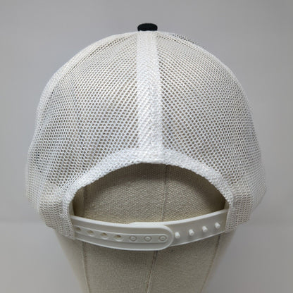 Boise River R&T Snapback Mesh Back Trucker Hat Black One Size Colorblock