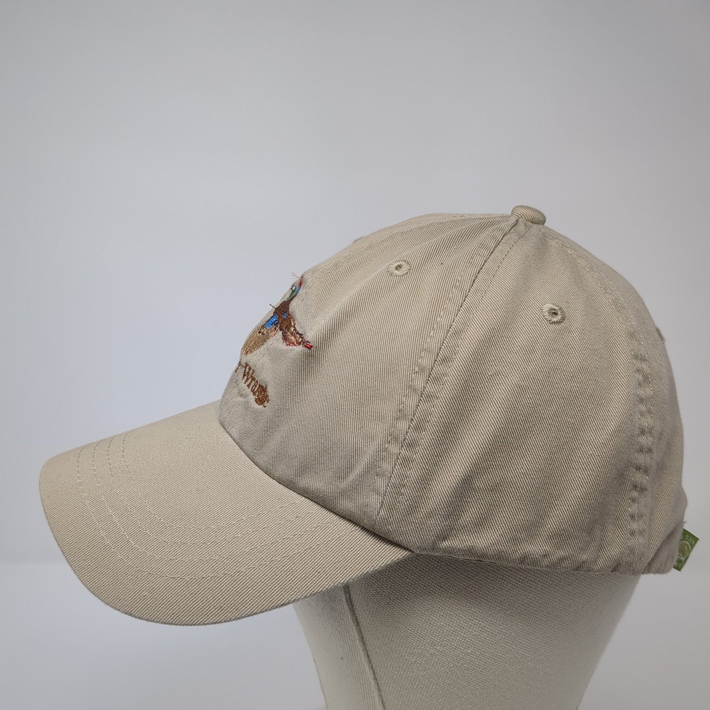 Rooster Slideback Hat Brown One Size Adjustable Embroidered KC Outdoor