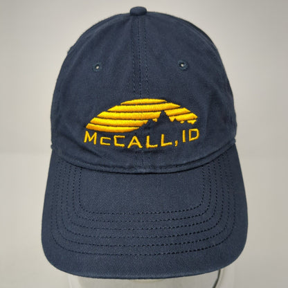 McCall ID Strapback Hat Blue One Size Adjustable Embroidered 6 Panel Ouray