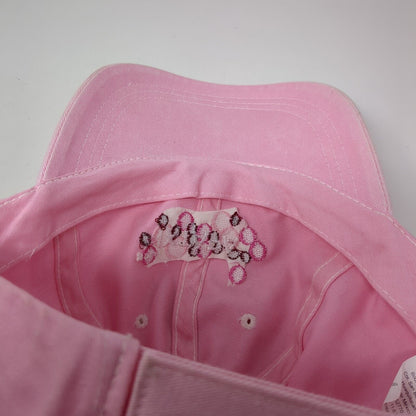 Ixtapa Strapback Hat Pink OSFA Adjustable Embroidered Solid 6 Panel