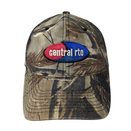 Central Rto Strapback Hat Camouflage One Size Adjustable Embroidered Realtree