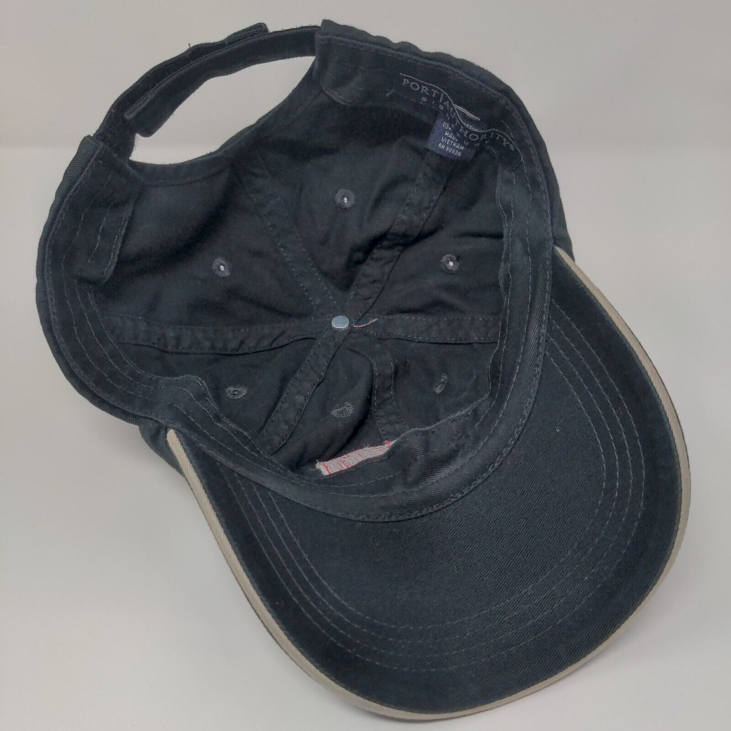 HCM Hells Canyon Marine Strapback Hat Black One Size Embroidered