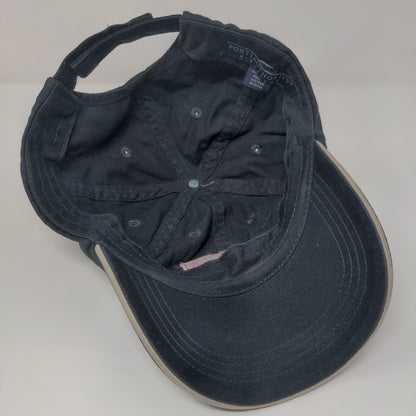 HCM Hells Canyon Marine Strapback Hat Black One Size Embroidered