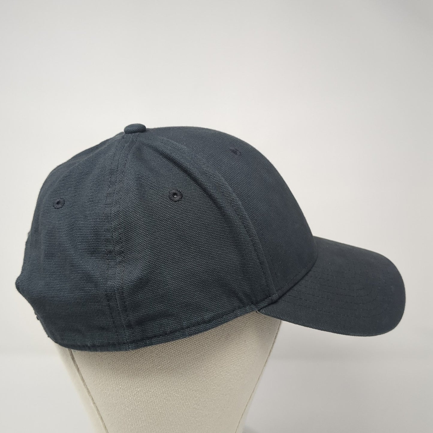 Genuine Dickies Snapback Hat Black One Size Adjustable 6 Panel Cotton