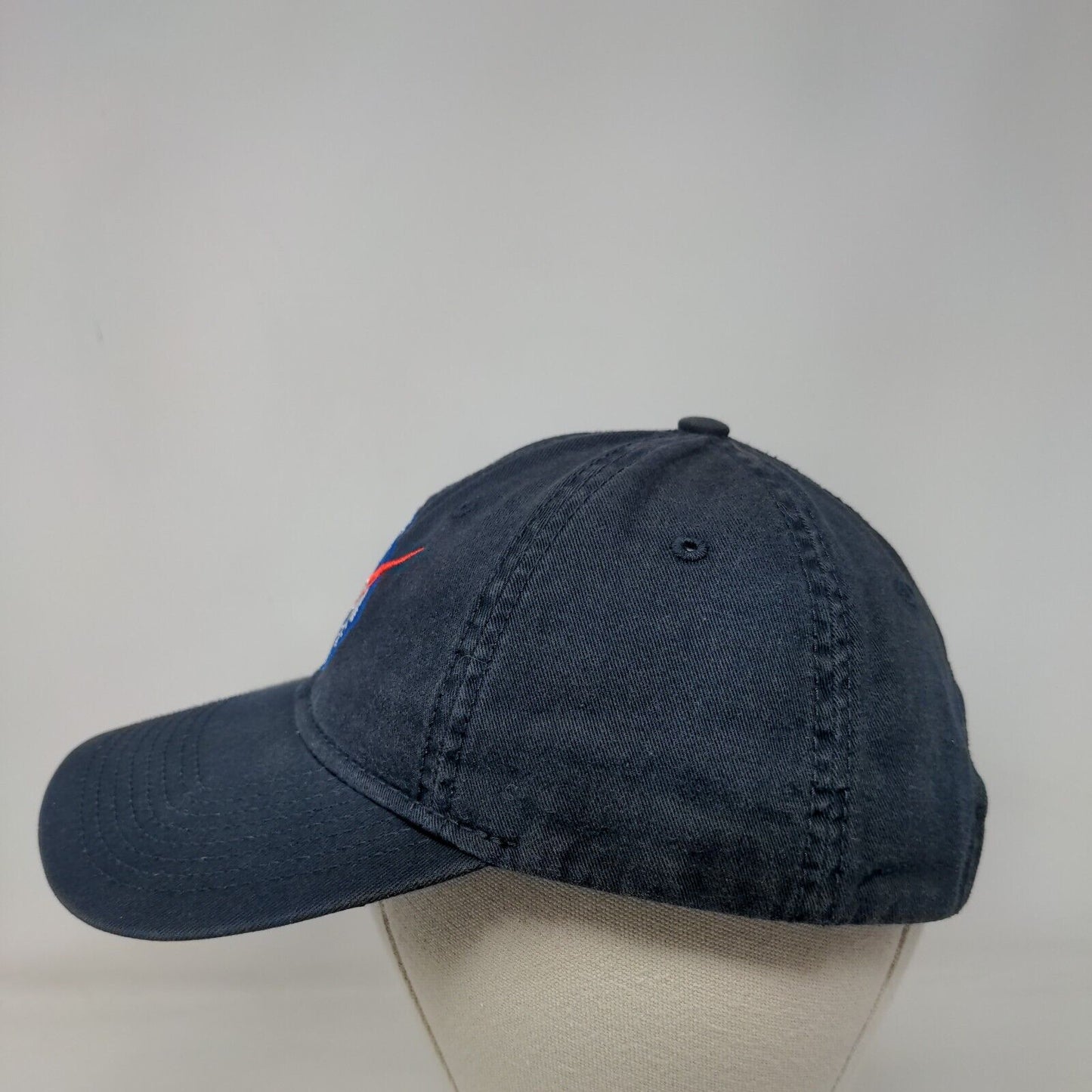 NASA Strapback Hat Blue One Size Adjustable Embroidered 6 Panel H3 Headwear