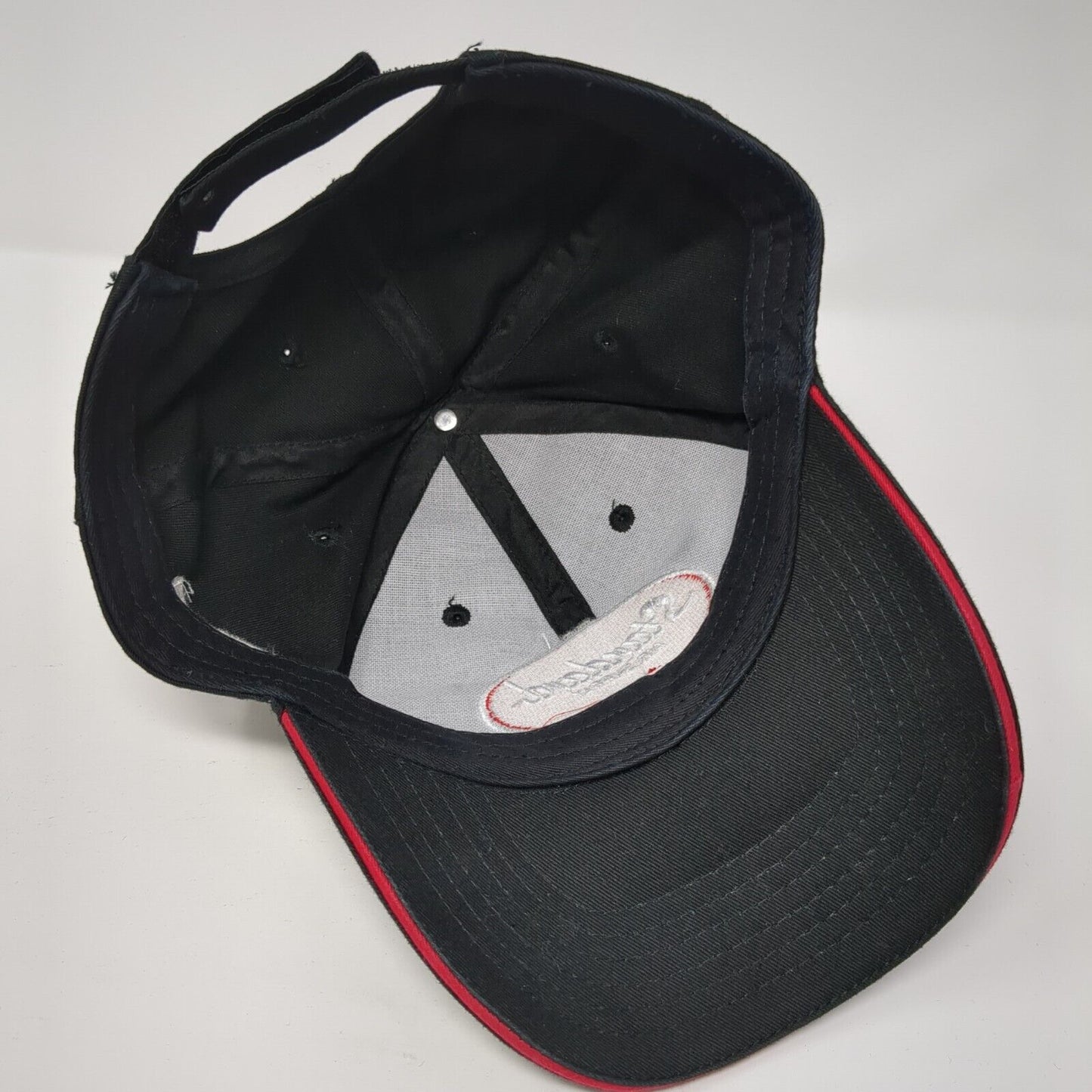 Standard Air Supply Strapback Hat Black One Size Adjustable Embroidered