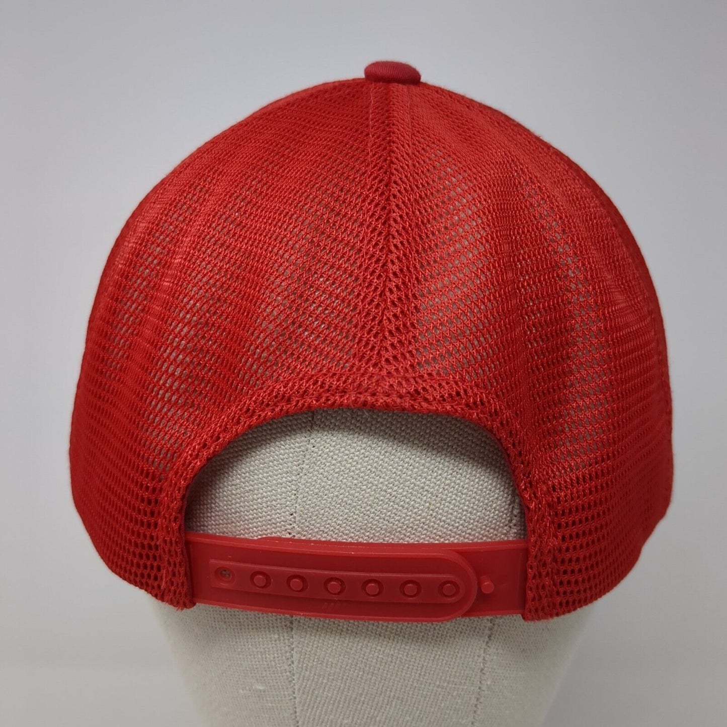 Copper Country Running Company Snapback Trucker Hat Red OS Mesh Back Yupoong