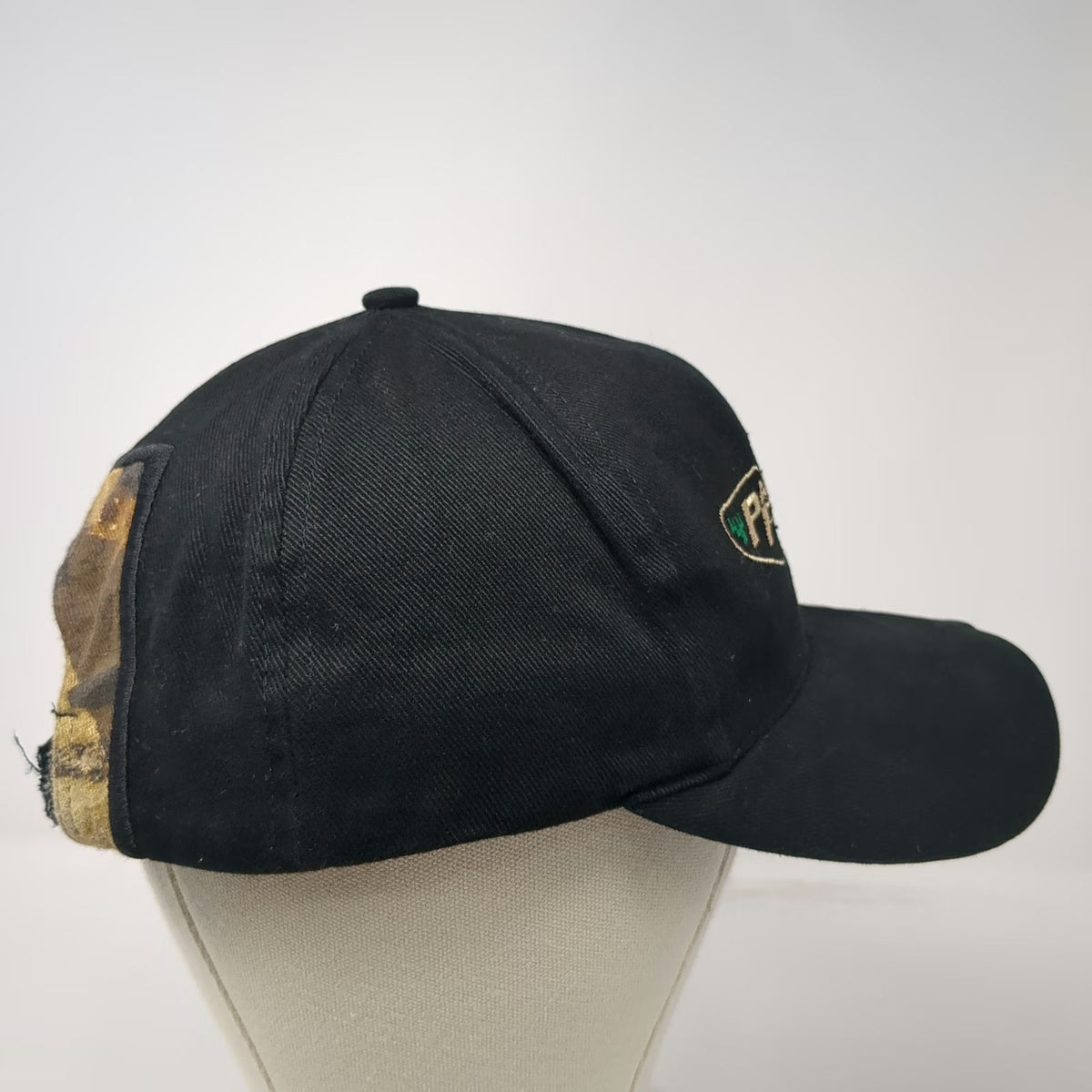 Kati Baseball Cap Black Mossy Oak Camo Pacific Fibre Products WA One Size Hat