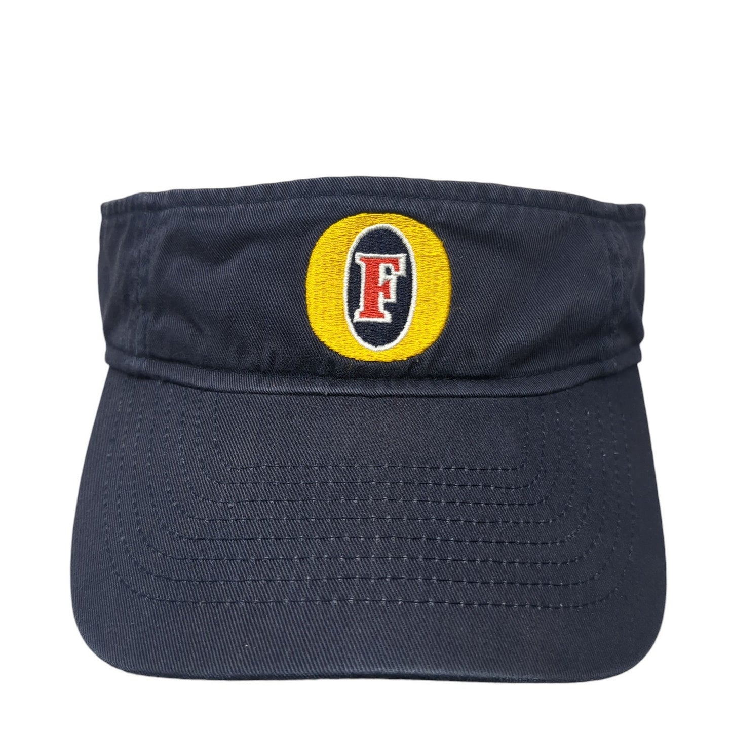 Foster's Strapback Visor Hat Blue One Size Adjustable Embroidered