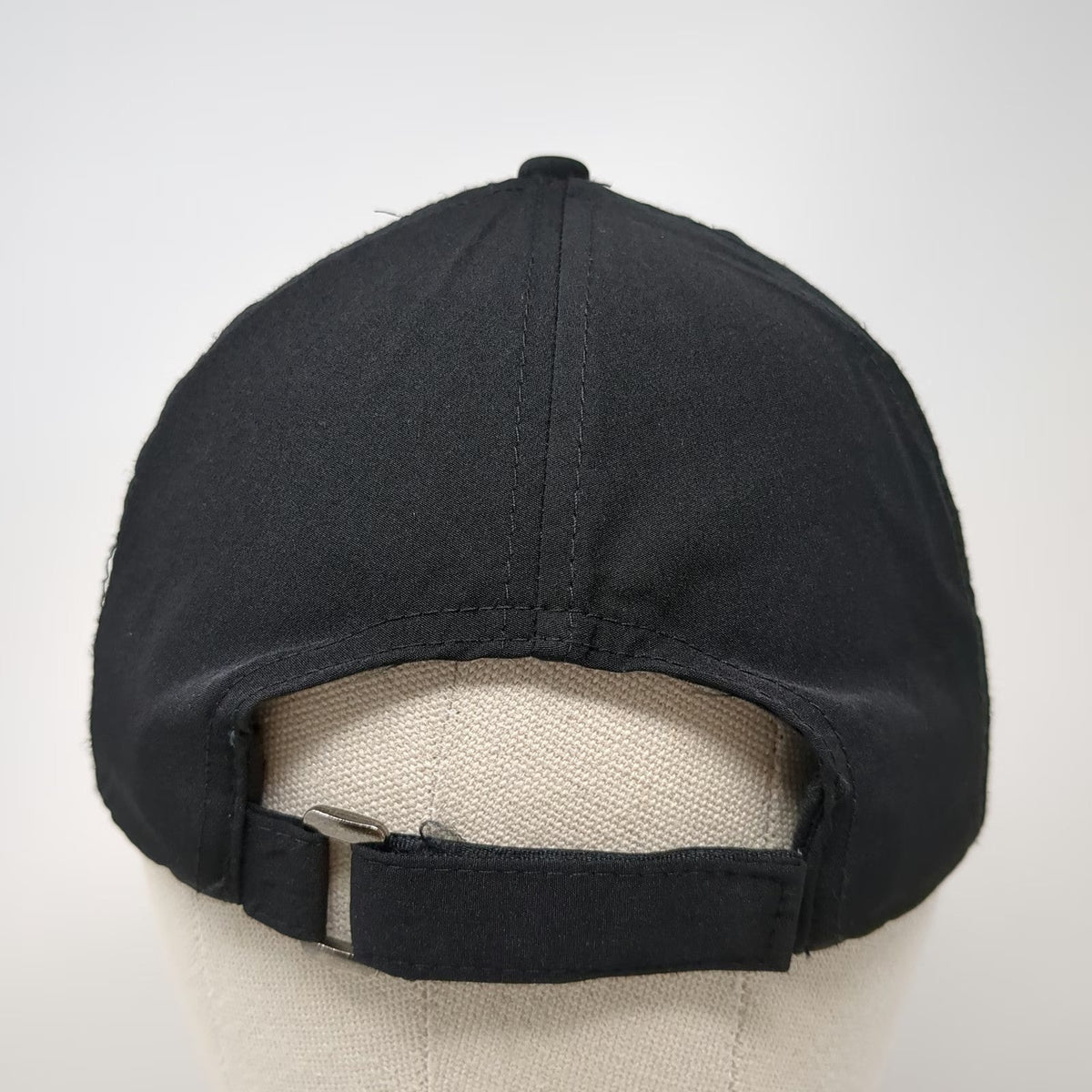 Gaiam Baseball Cap Black OSFM Perforated Breathable Yoga Fitness Strapback hat